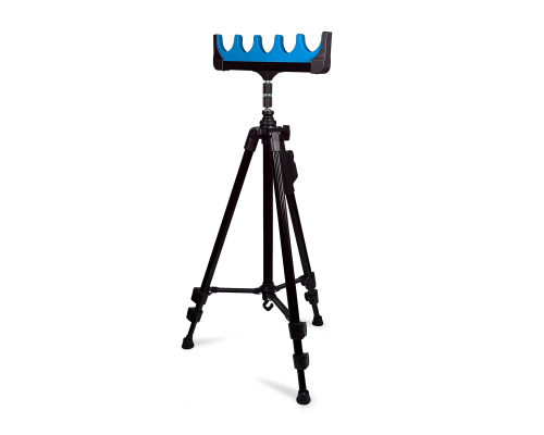 Держатель под 5 удочек на телескопической подставке NP-8810 light, цвет синий