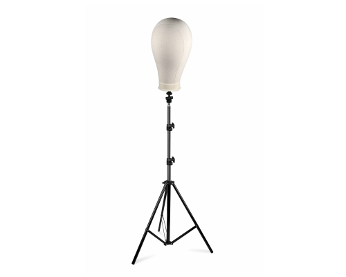 Мягкий манекен, голова для парика, обхват головы 21 дюйм, на стойке JBH-SH