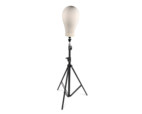 Мягкий манекен, голова для парика, обхват головы 21 дюйм, на усиленной стойке LS-SH