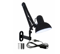 Светильник настенный черный AM-AD12-CP101 с поворотным креплением