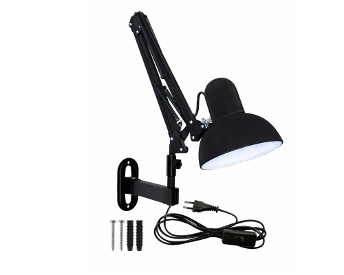 Светильник настенный черный AM-AD12-CP101 с поворотным креплением