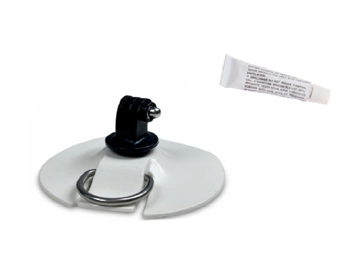 Крепление для экшн-камеры на подставке для сапа, лодки, цвет черно-белый, с клеем