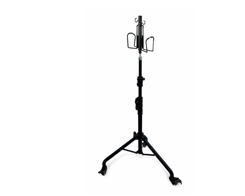 Штатив для капельницы, ветеринарный, на стойке STANDK-1LS на колесах