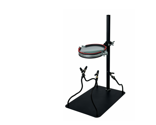 Держатель плат для пайки с лупой LN-5 на плоском основании NS-02B super light