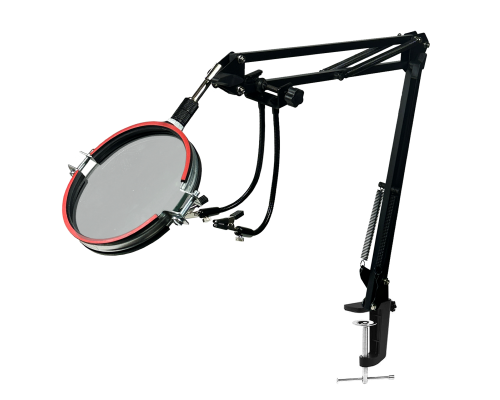 Держатель KGS-LUPA для пайки с зажимами для микросхем и плат на пантографе с усиленной струбциной