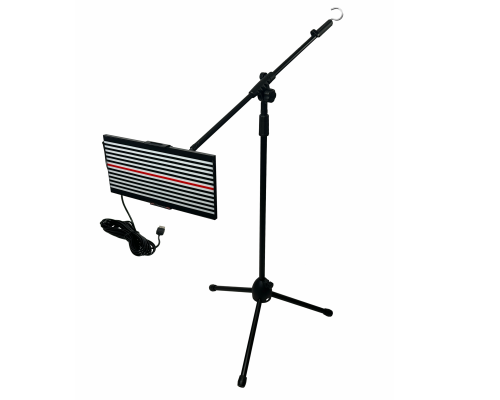 Лампа LED для обнаружения вмятин, ч/б свечение, на переносной наклонной стойке ML-63K-G18