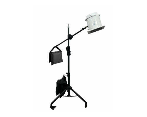 [СЛГП] Мобильная вытяжка 150 мм, 2800 об/мин, для наращивания ресниц на штативе STANDK-1LS-63K