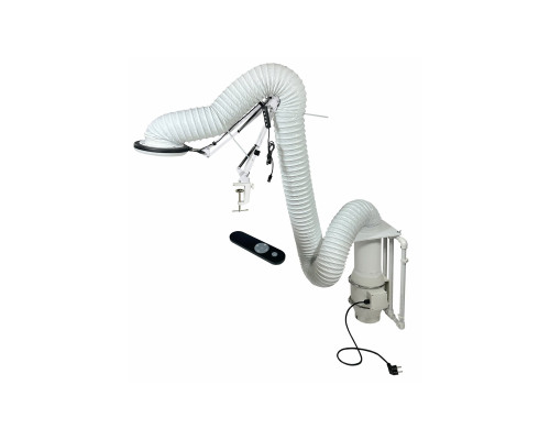 [СЛГП] Вытяжка маникюрная FANL156-GOF240 с подсветкой лампой 16 см