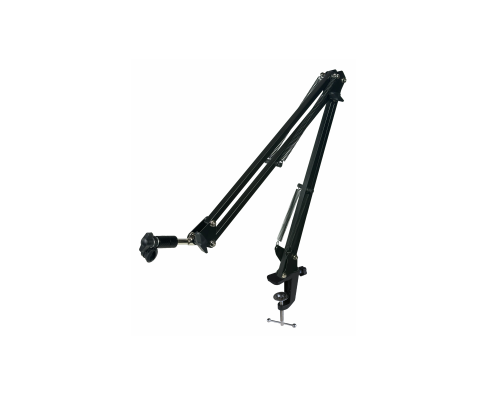 Крепление без упора для маникюрной лампы с ручкой, на пантографе NBS, цвет черный