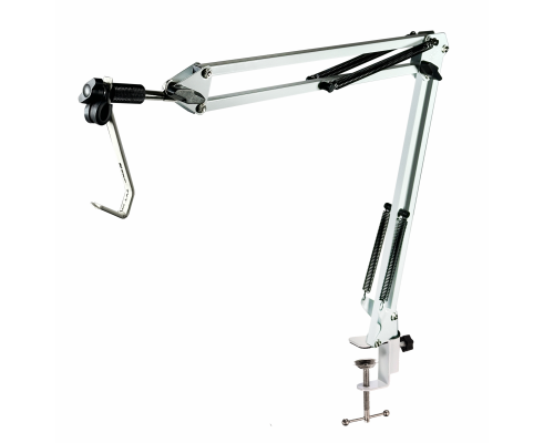 Крепление с упором для маникюрной лампы с ручкой, на пантографе NB-35W, цвет белый