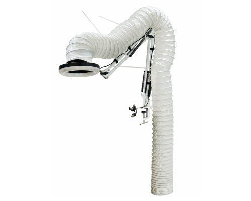 Лампа SL-156-NBS-W c гофрой 3м под вытяжку для маникюра и педикюра