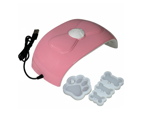 Силиконовые молды для эпоксидной смолы с лампой для сушки SUNX2, 54W, питание USB