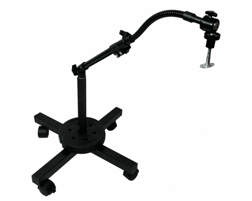 Утяжеленная мобильная стойка EC-K-GGR2 с прямым креплением для УФ лампы для сушки ногтей