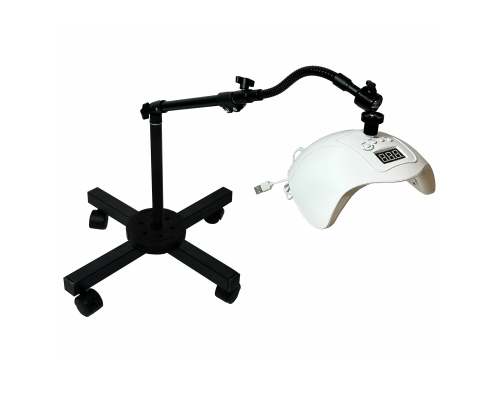 Лампа для сушки ногтей SUN Five, 48W, питание USB, с удлинителем, на мобильной стойке EC-K-GSH с утяжелителем