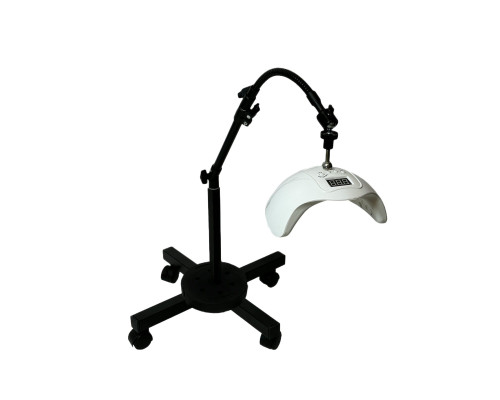 Лампа для сушки ногтей SUN Five, 48W, питание USB, с удлинителем, на мобильной стойке EC-K-GSH с магнитом и утяжелителем