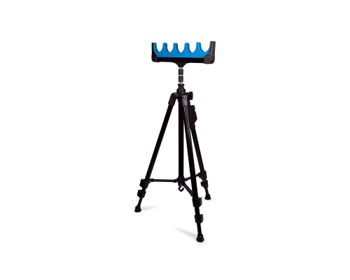 Держатель под 5 удочек на телескопической подставке NP-8830 light, цвет синий