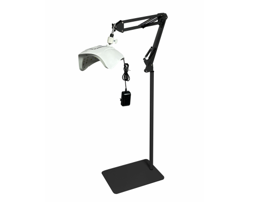 Лампа для сушки ногтей, 48Вт, 100-240V, 50/60Hz, на черном пантографе MNB25 и напольной утяжеленной стойке NS-02B light