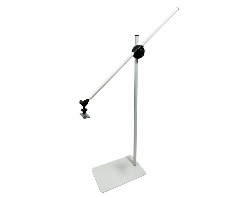 Крепление лампы для сушки ногтей на белой утяжеленной подставке NSU-02W-ESW63-NANO