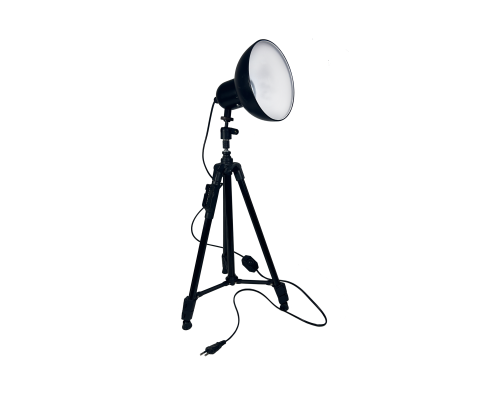 Напольный светильник LMB-8830 light на треноге со средним абажуром, черный