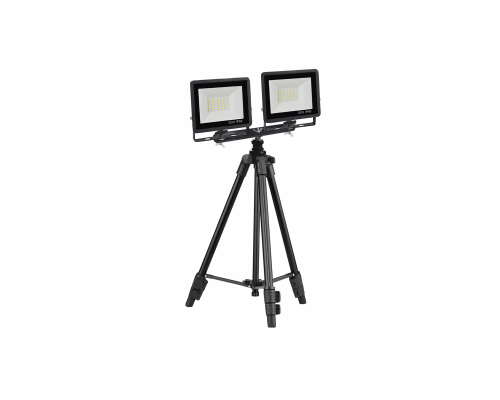 Прожекторы светодиодные 30Вт, 2 шт, на штативе строительном 8830-PRJ-PL2V элевационном