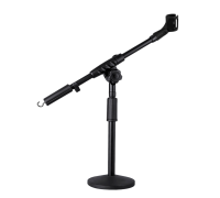 Настольная стойка ZM-35ВK с держателем "бочонок" для тяжелых микрофонов