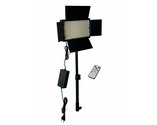 Светодиодная панель U600 со шторками для фотосъемки на телескопической ручке-удочке ECO-SH