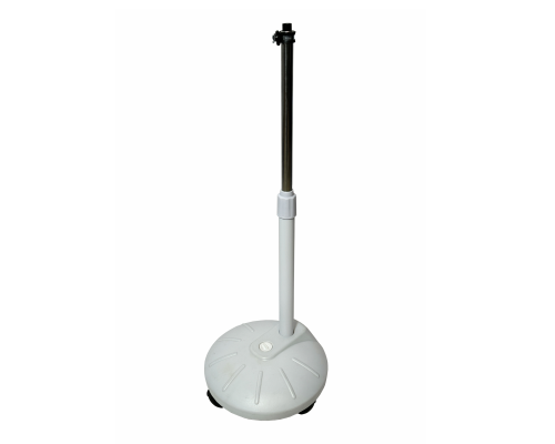 Напольная мобильная стойка с емкостью под утяжелитель с адаптером под лампу лупу