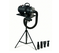 Фен-компрессор-пылесос для груминга 2800 Вт с магнитным креплением шланга на подставке LS-LTK