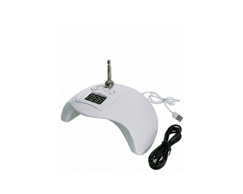 Лампа для сушки ногтей SUN Five, 48W, питание USB, с удлинителем и магнитным креплением на пантограф