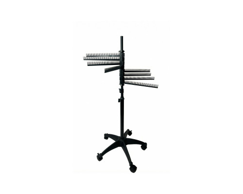 Мобильная тележка MOB5-2LS парикмахерская с 8 держателями для прядей