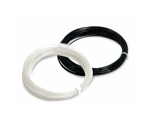 Струны для теннисной ракетки, нейлон, длина 12 м, толщина 1,35 мм, цвет белый и черный