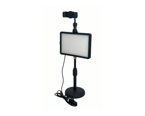 Штатив ZM-02 настольный с наклонным держателем телефона и RAG панелью для съемки