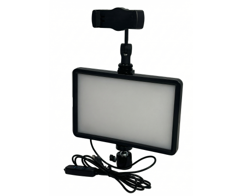 Светодиодная LED панель RAG на шарнире с быстросъемным держателем телефона