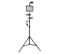 Светодиодная LED панель RAG с 3 держателями телефона на штативе MC для съемки