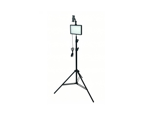 Светодиодная LED панель RAG с держателем телефона на штативе MC для съемки
