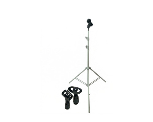 Напольная стойка JBW-G144 с 3 держателями микрофона, цвет белый