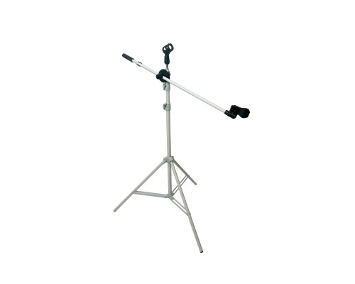 Микрофонная стойка журавль JBW-ES-2Mic с держателями бочонок и прищепка