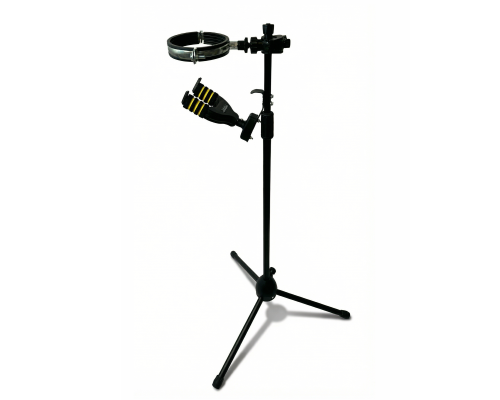 Держатель краскопульта на штативе под воронку телескопический