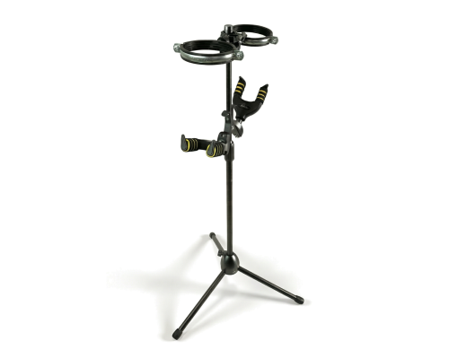 Держатель для 2 краскопультов и 2 воронок на штативе