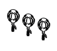 Держатель для микрофона паук P1 пластиковый противоударный с резьбой крепления 3/8, 3 шт