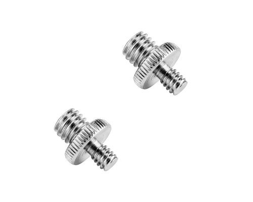 Резьбовой переходник 1/4"(M) - 3/8"(M) для штативов и микрофонных стоек, 2 шт