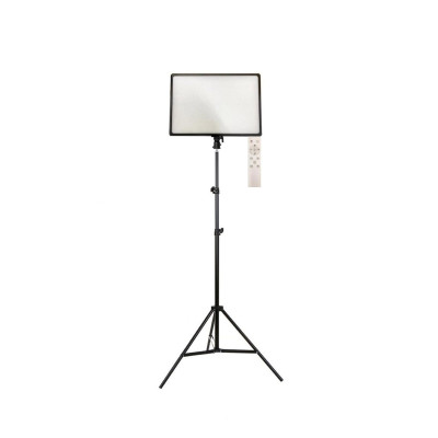 Светодиодная панель A118J для фотосъемки с регулируемой яркостью на напольном штативе JBH высотой до 1,9 м