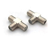 F (мама) - тройник соединитель на 3 гнезда, 2 шт