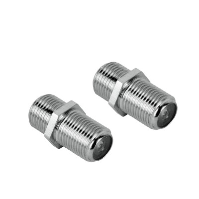 Переходник гнездо F (мама) - гнездо F (мама) "бочка", 2 шт