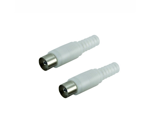 Антенный разъем гнездо TV (мама), без пайки, 2 шт