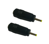 Переходник DC гнездо 5,5/2,5 мм (мама) - штекер 2,5/0,7 мм (папа), 2 шт