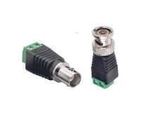 Комплект разъемов: BNC штекер (папа) + BNC гнездо (мама)