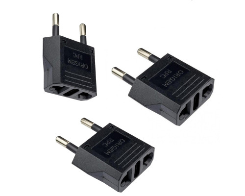 Универсальный адаптер-переходник на евровилку IR39, черный, 3 шт.