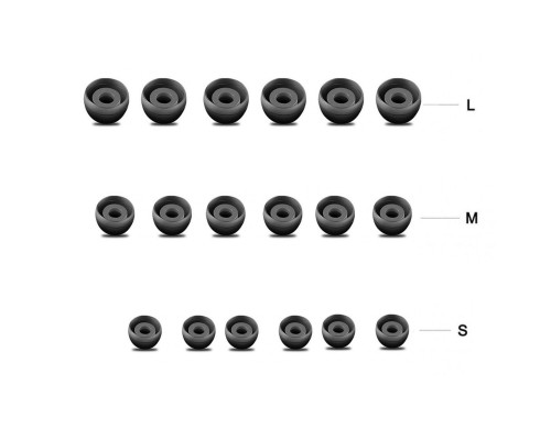 Комплект амбушюр для наушников (S - 3 пары, M - 3 пары, L - 3 пары)