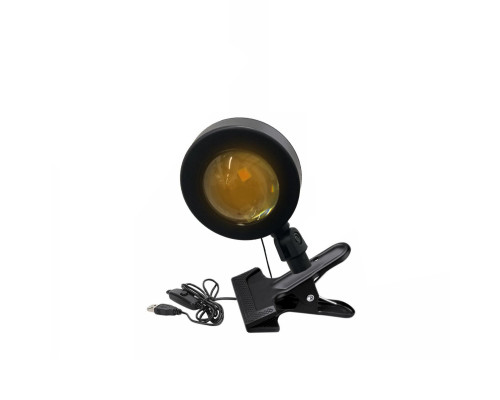 Лампа-проектор LP-Z на прищепке со сменными светофильтрами, закат